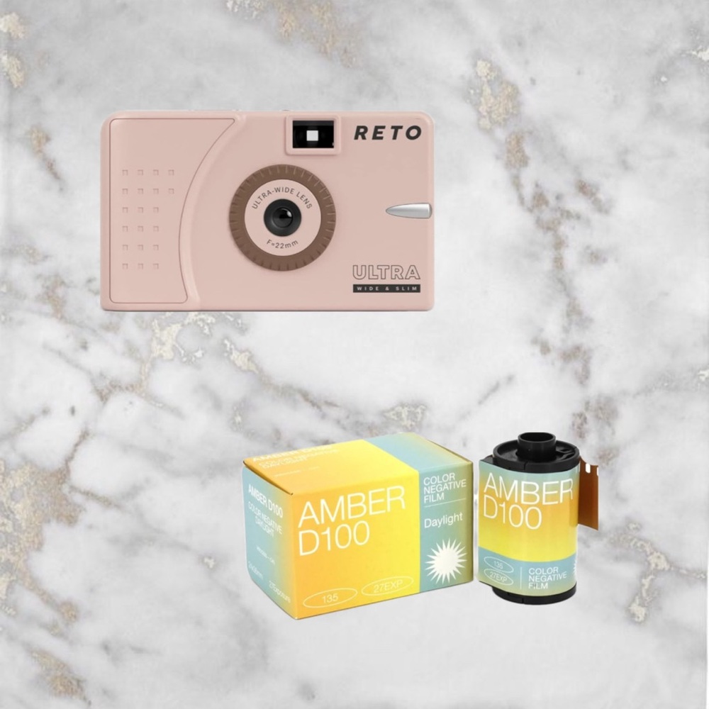 RETO Reusable 35mm Film Camera With 35mm Film Bundle